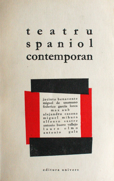Teatru spaniol contemporan - Antologie
