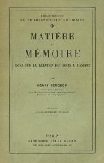 Matiere et Memoire (1926) - Henri Bergson