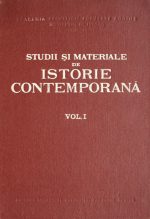 Studii si materiale de istorie contemporana - Institutul de istorie