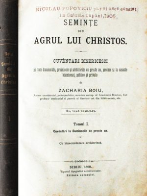 Seminte din agrul lui Christos (editia princeps||Zaharia Boiu - Seminte din agrul lui Christos (editia princeps